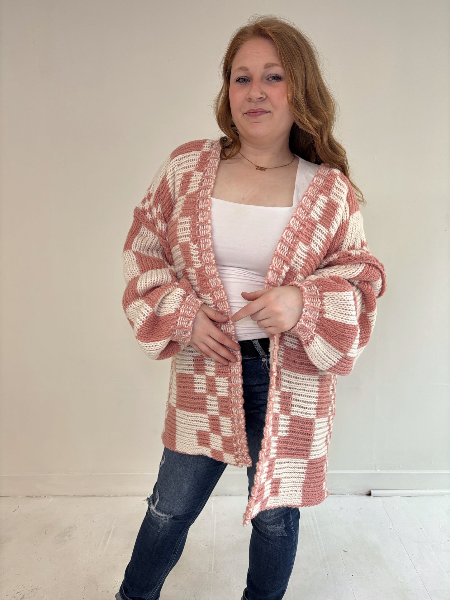 Checkered Cardigan - 2 Colors