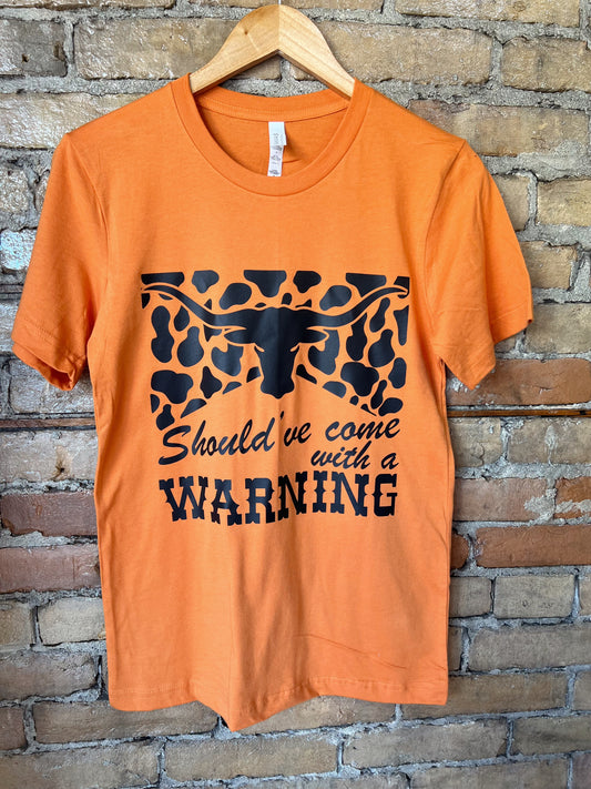 With A Warning Graphic Tee