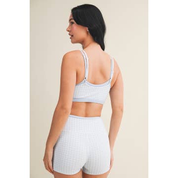 Blueberry Picnic Sport Bra