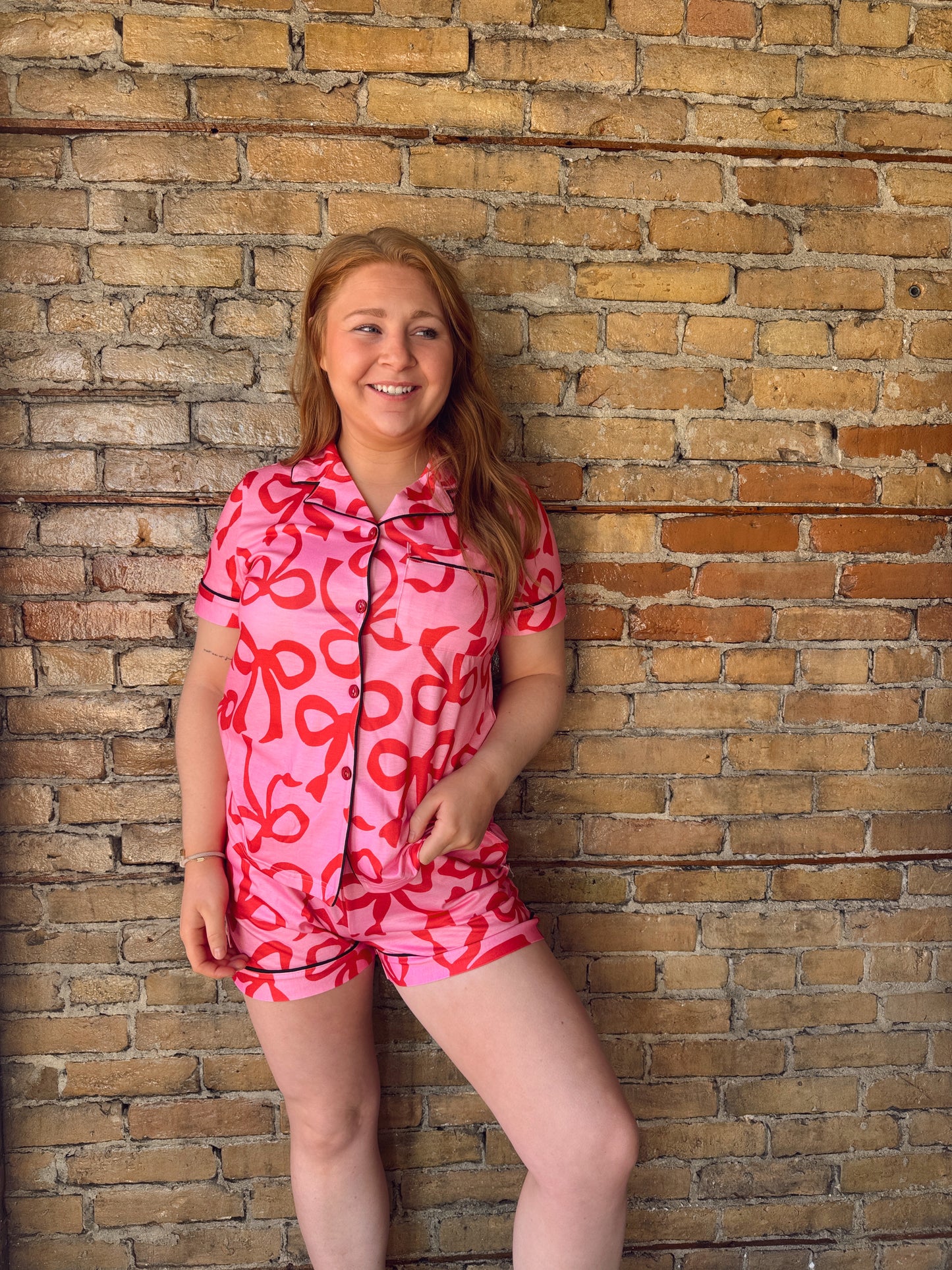 Bow Pajama Set