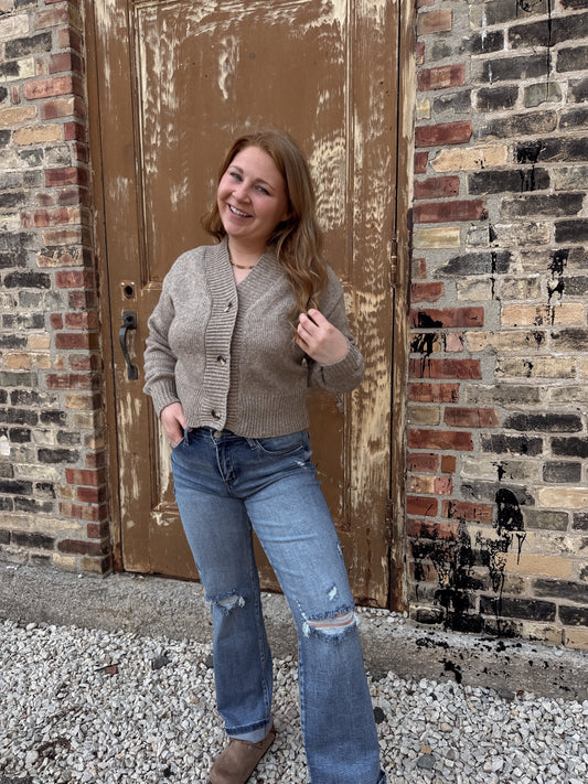 Ella Button Cardigan