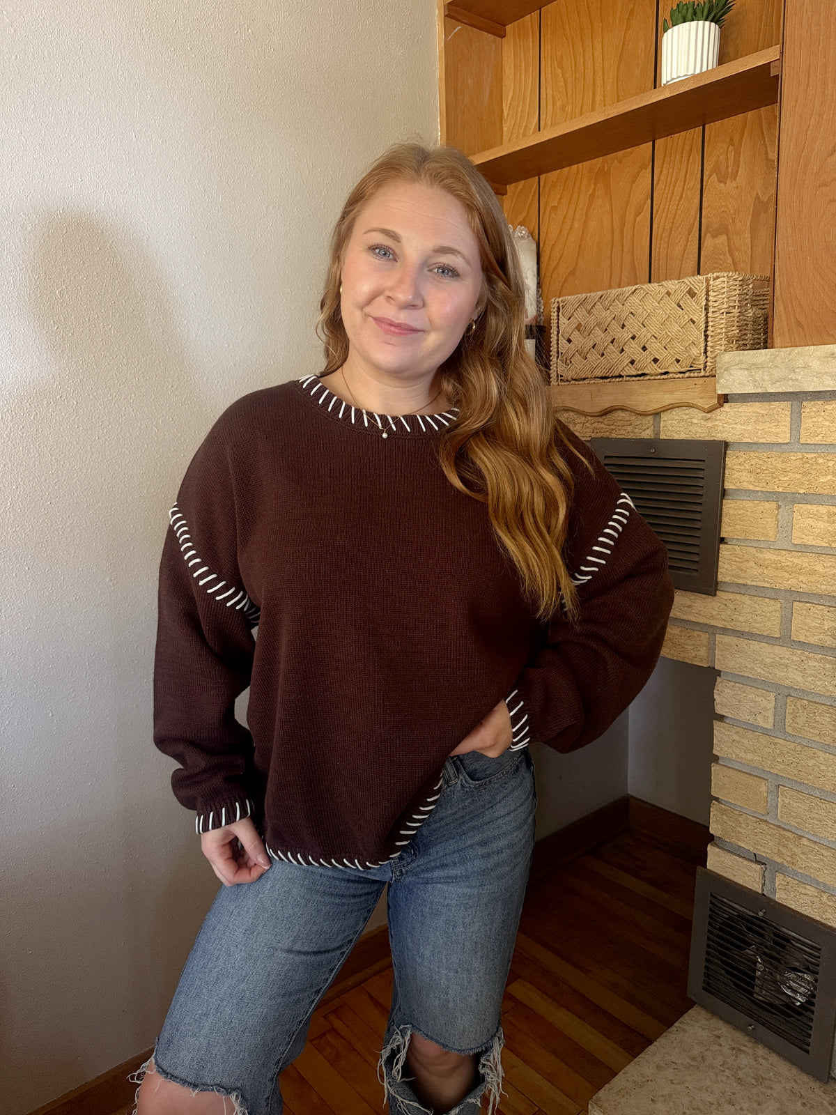 Ashley Stitch Detail Sweater