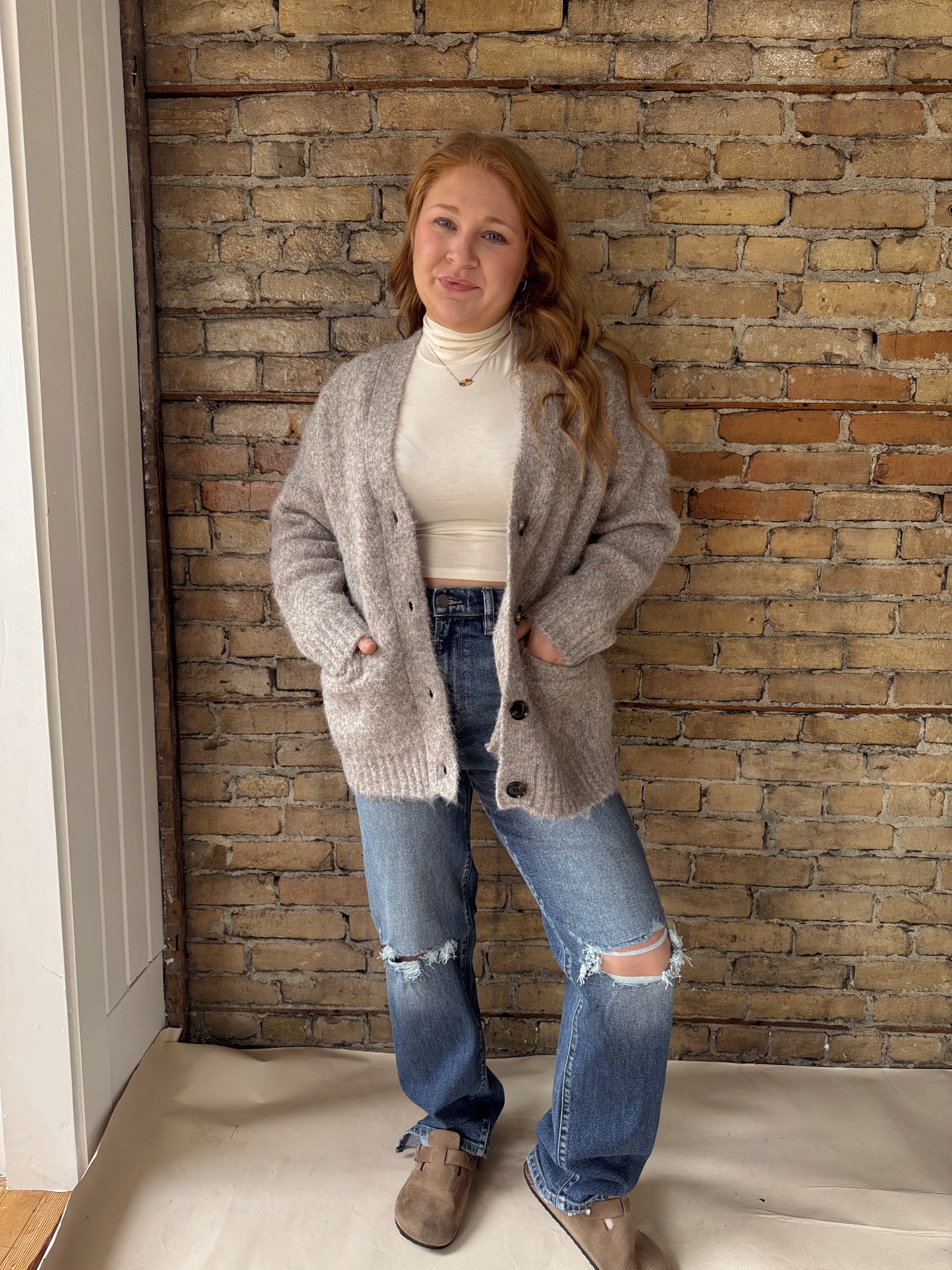 Long Sleeve Crop Turtleneck