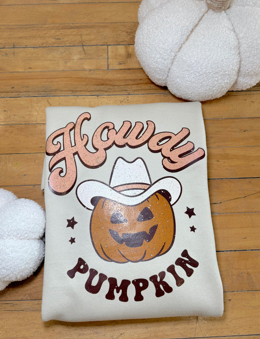 Howdy Pumpkin Crewneck