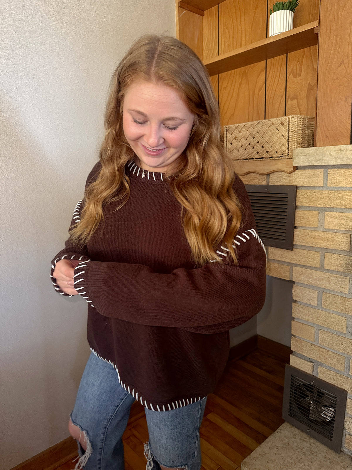 Ashley Stitch Detail Sweater