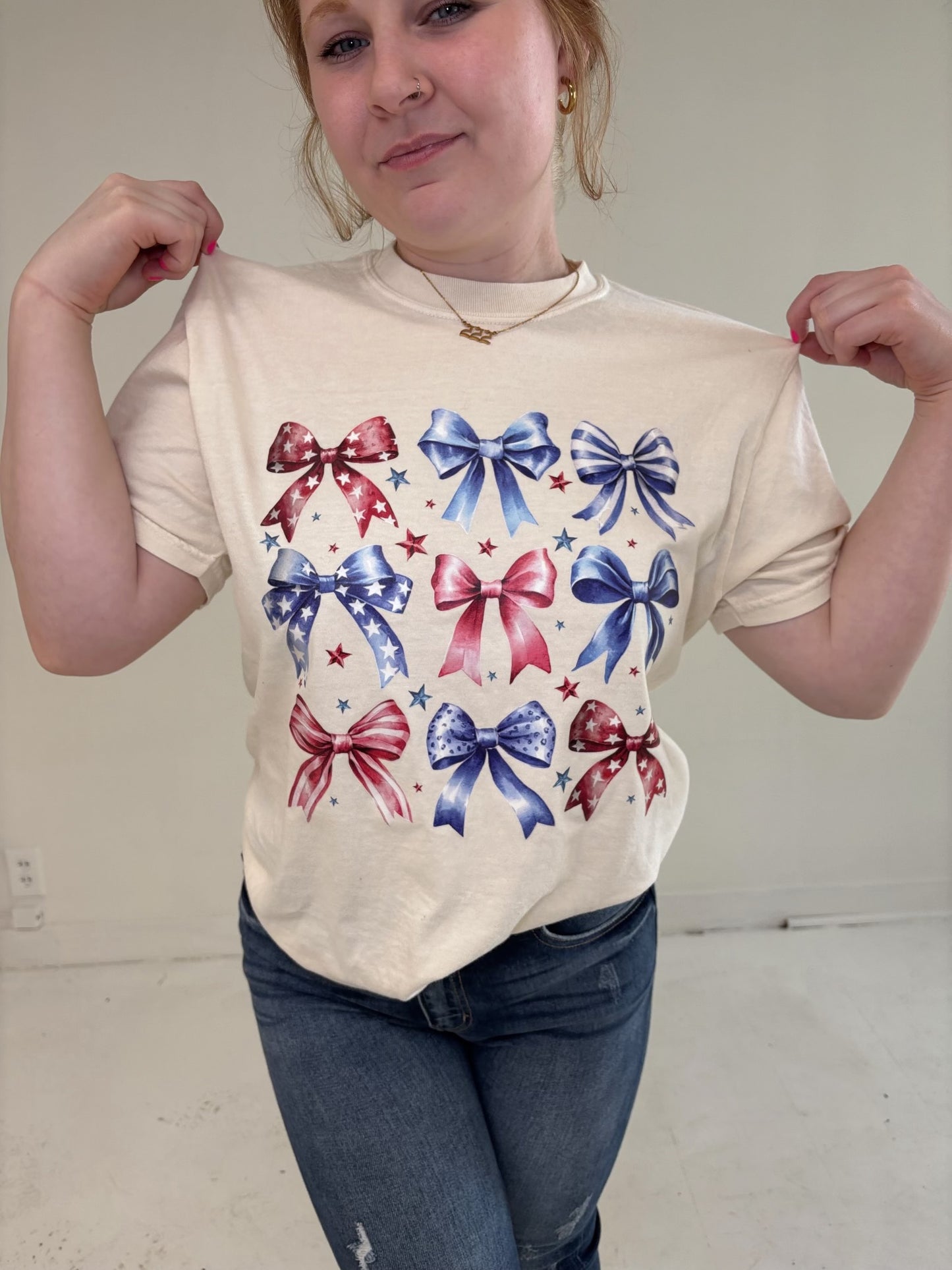 Patriotic Bows Graphic Tee