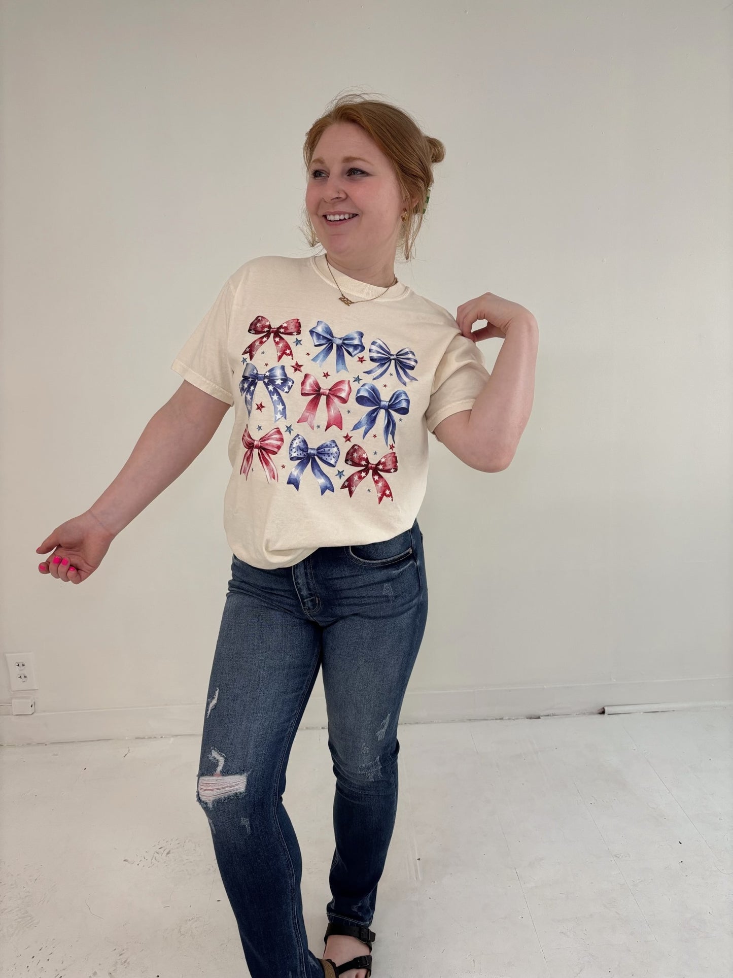 Patriotic Bows Graphic Tee