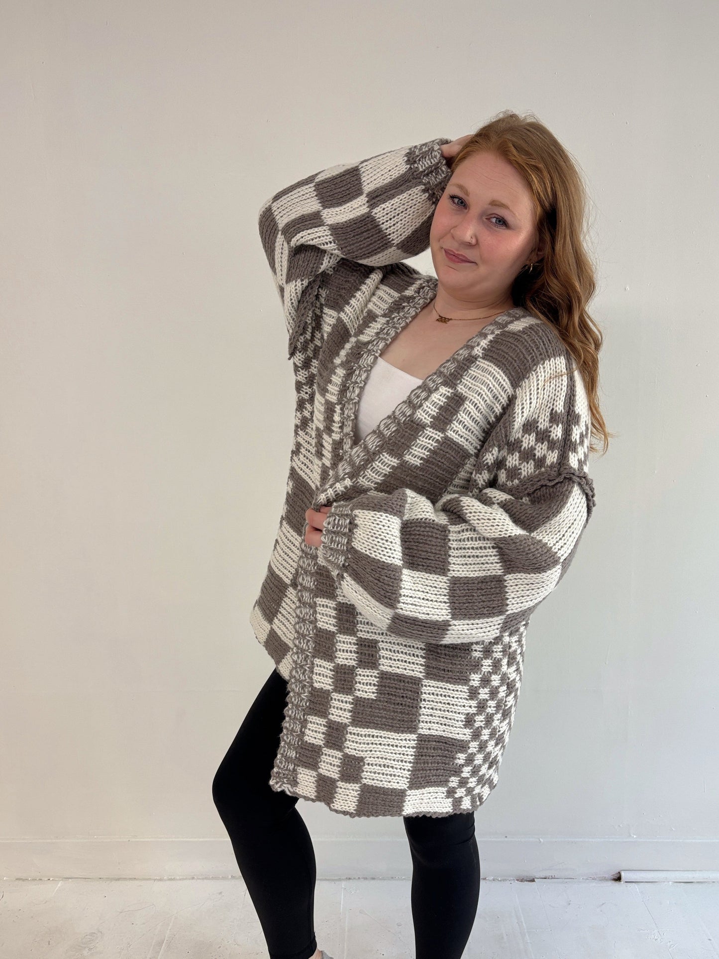 Checkered Cardigan - 2 Colors