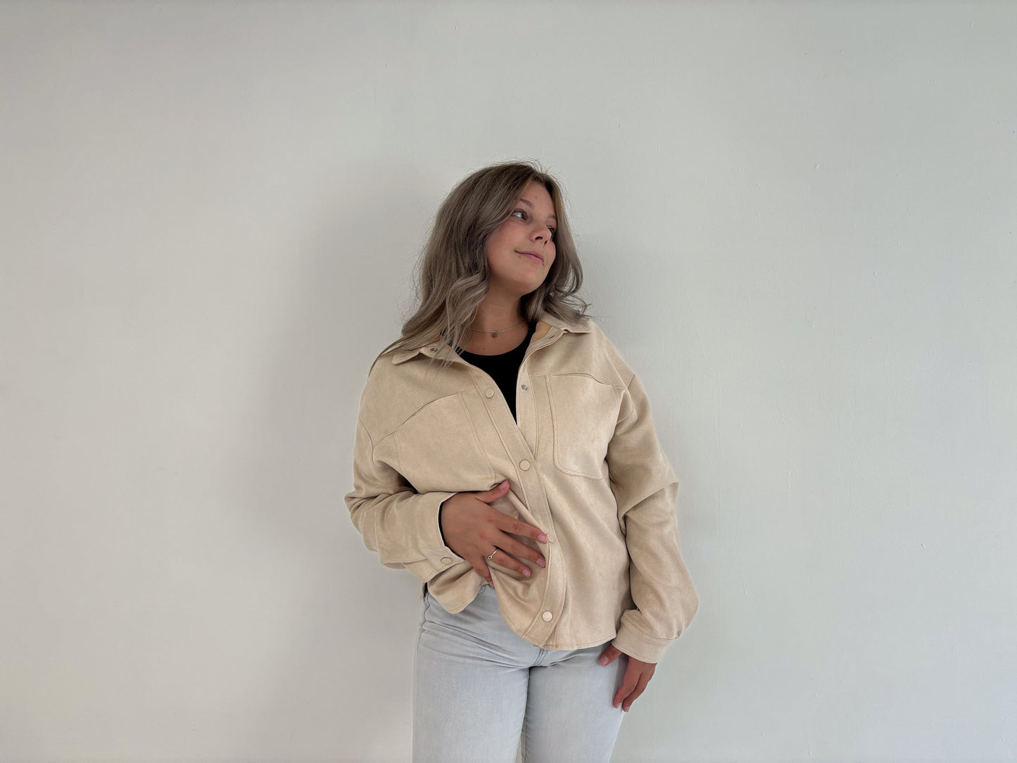 Whitney Suede Shacket