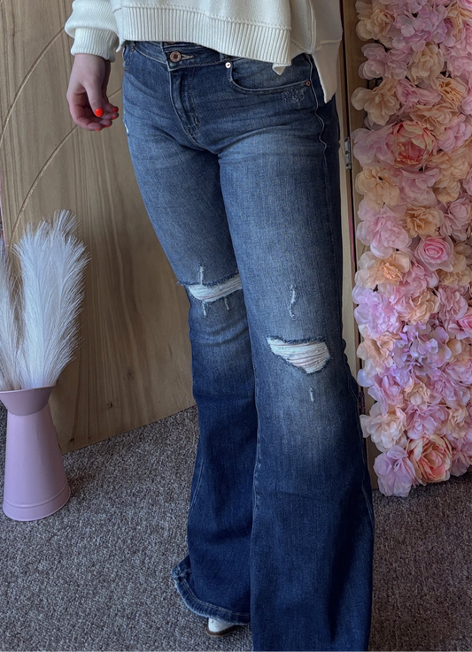 High Rise Super Flare Jeans