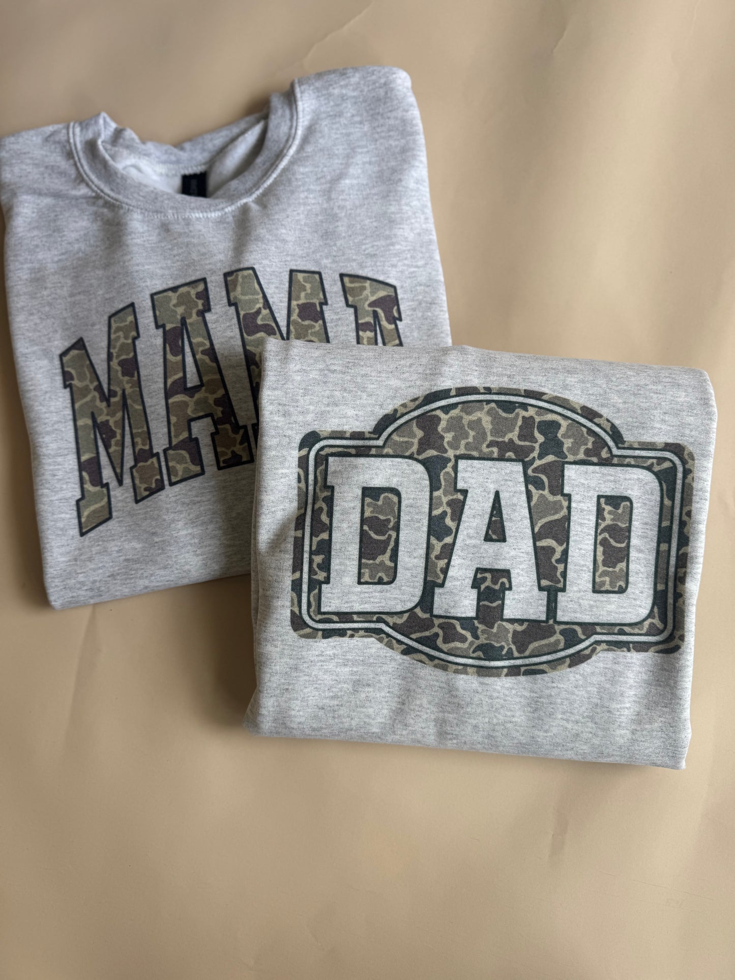 Dad Camo Crewnecks
