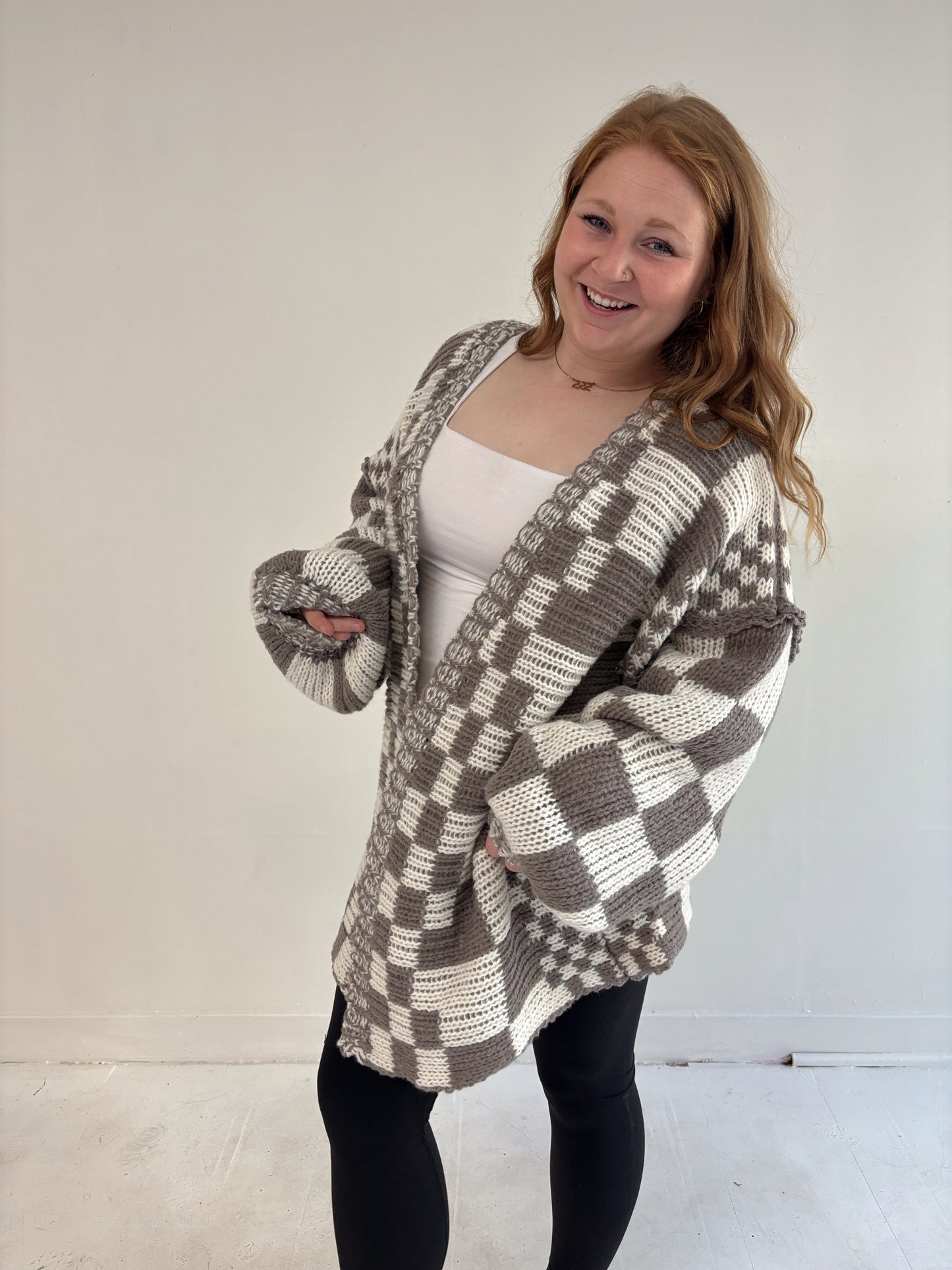 Checkered Cardigan - 2 Colors