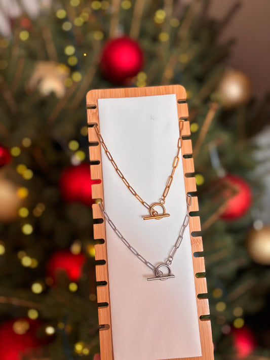 Luxe Paper Clip Chain - 20"