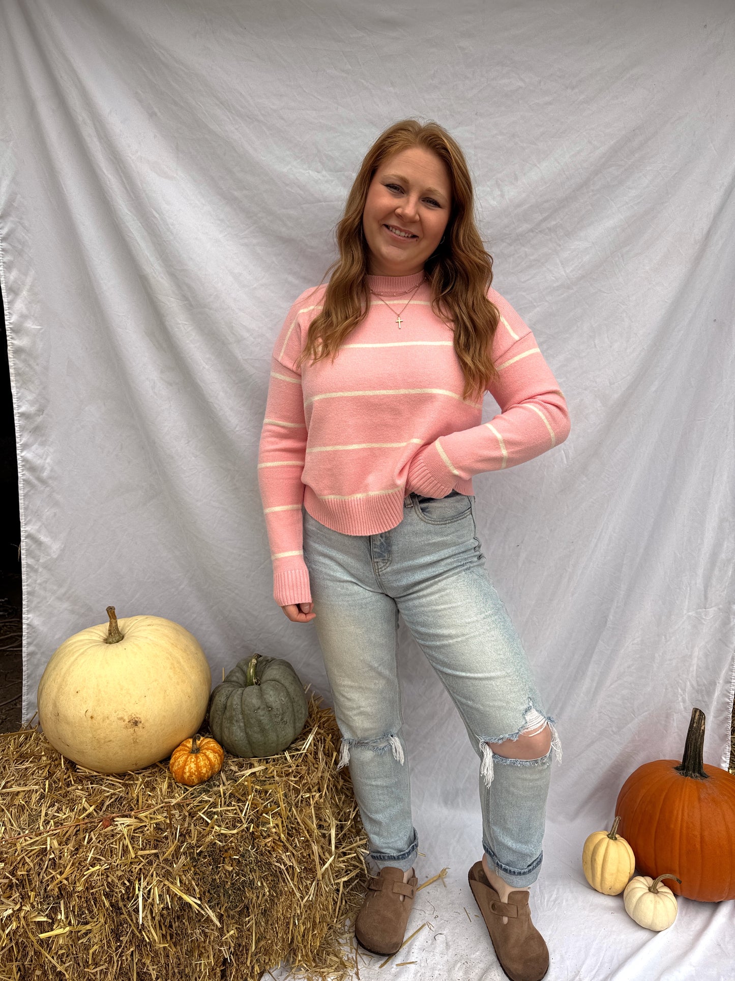 Bubblegum Stripped Sweater