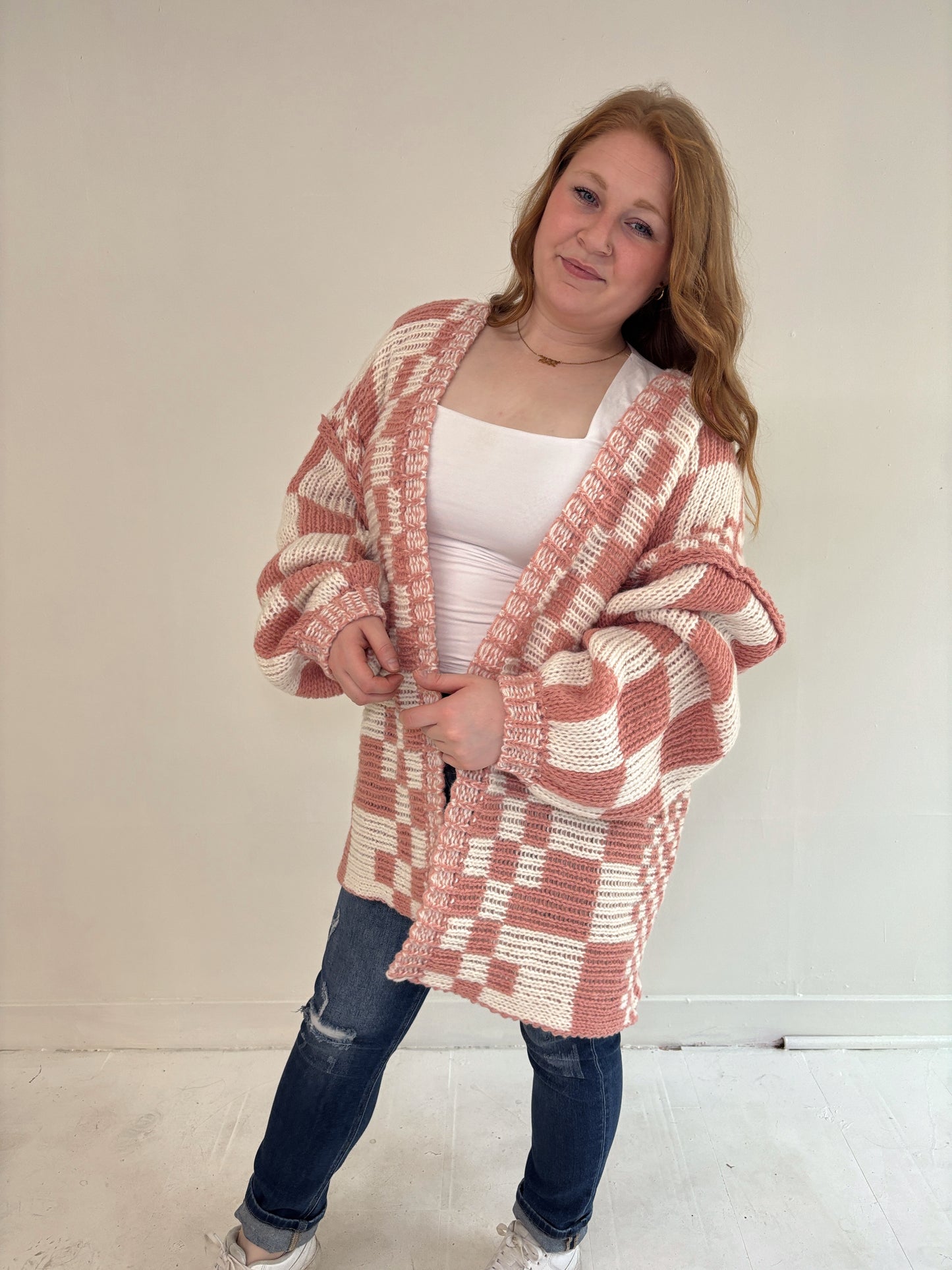 Checkered Cardigan - 2 Colors