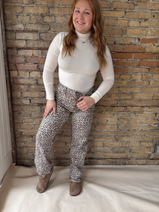 Long Sleeve Turtleneck Top