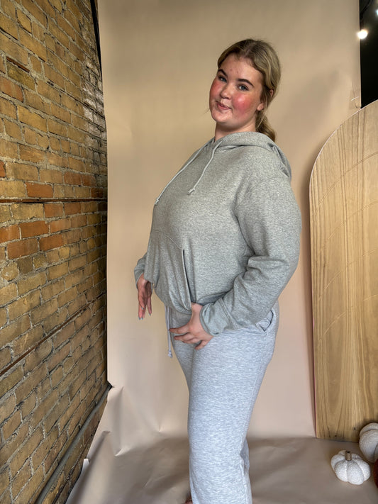 Day Off Heather Grey Hoodie