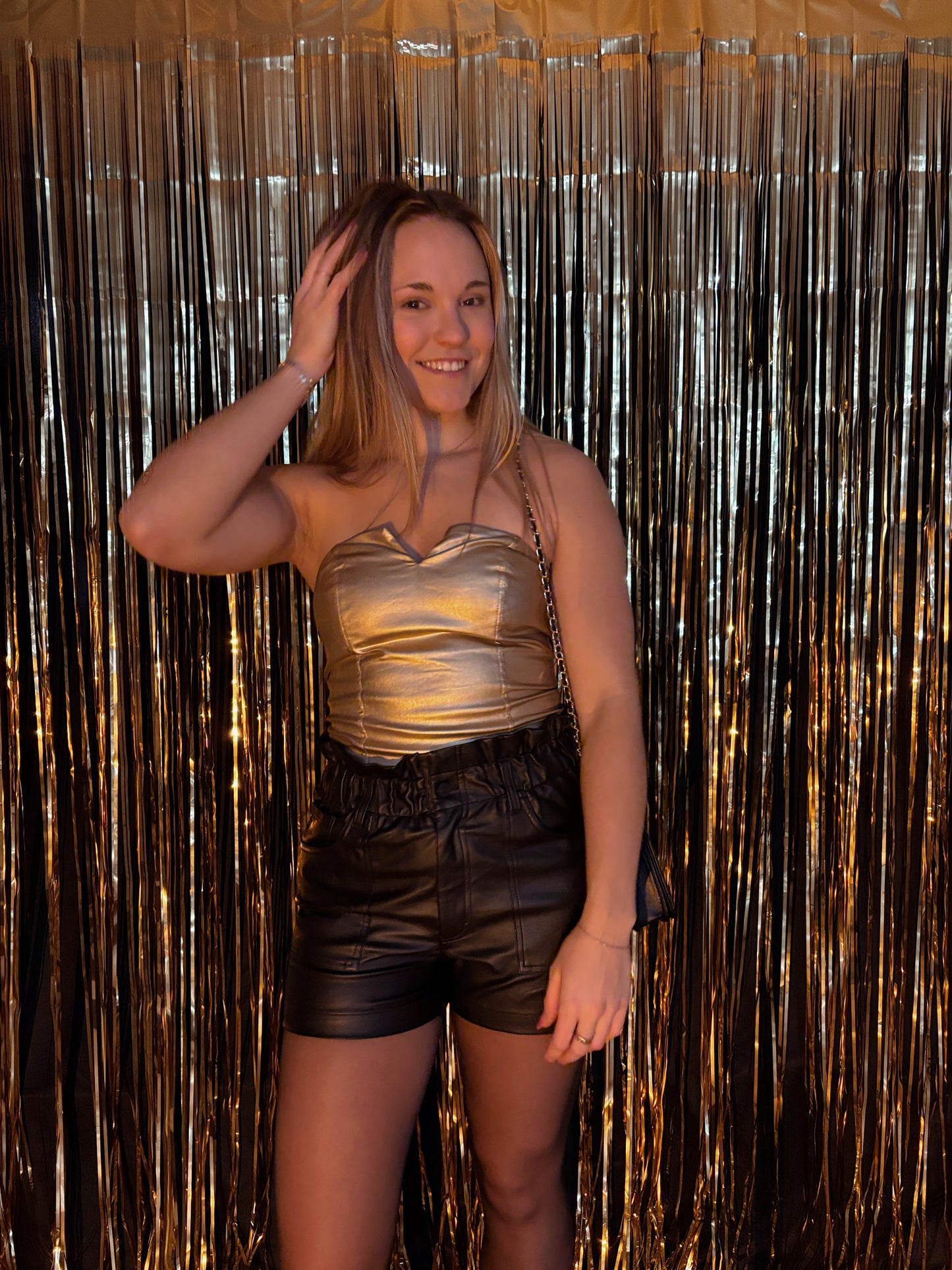 Golden Girl Strapless Bodysuit