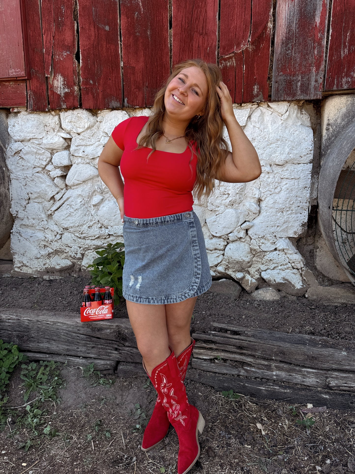 American Girl Denim Skirt
