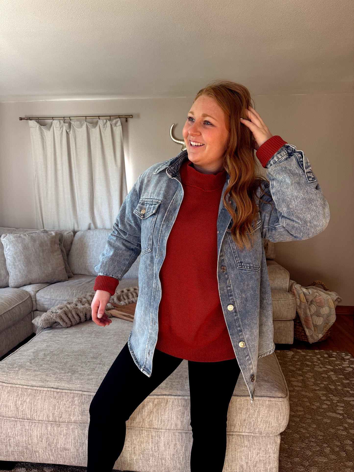 Denim Button up Jacket