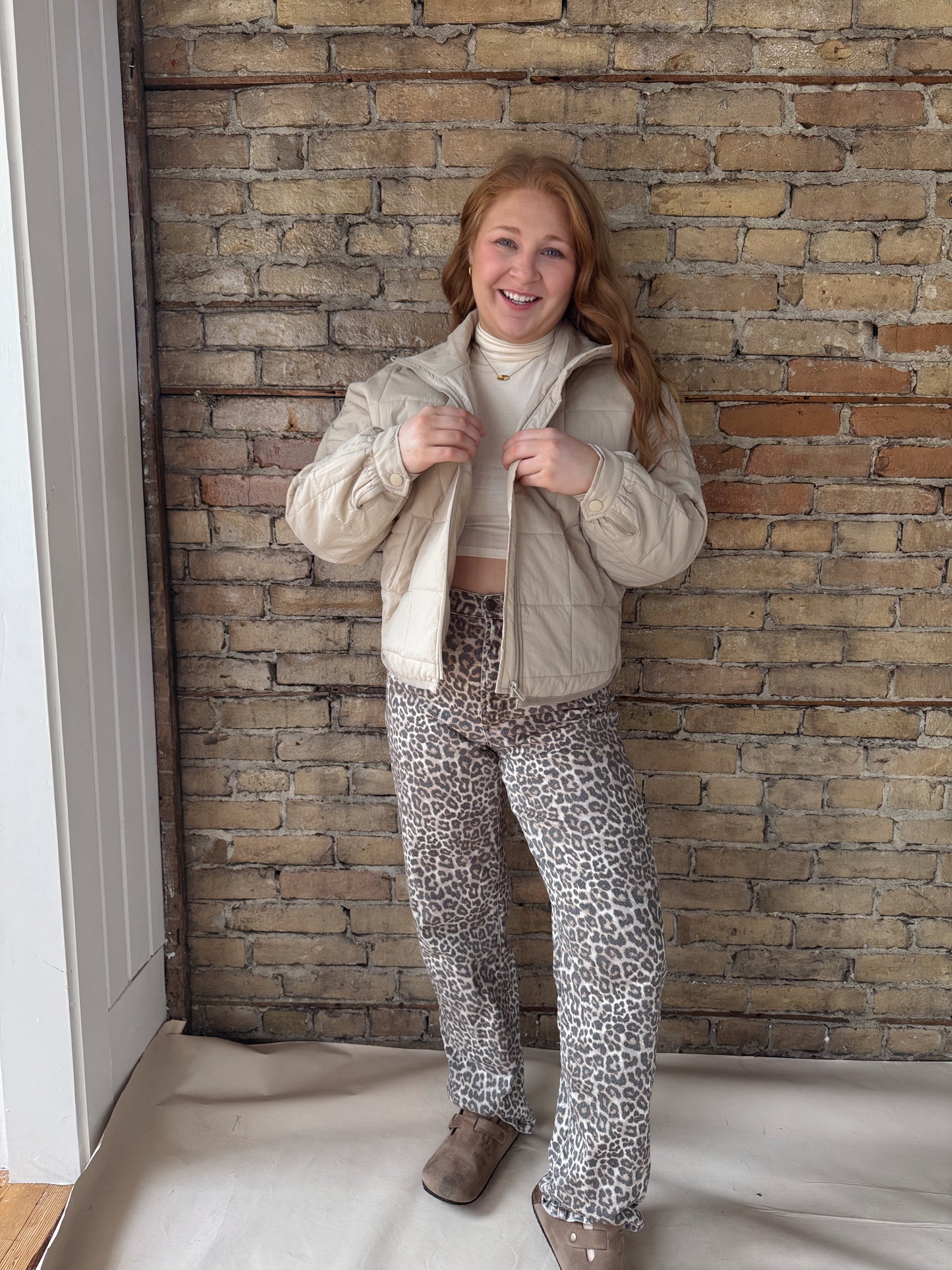 Quilted Zip Up Jacket