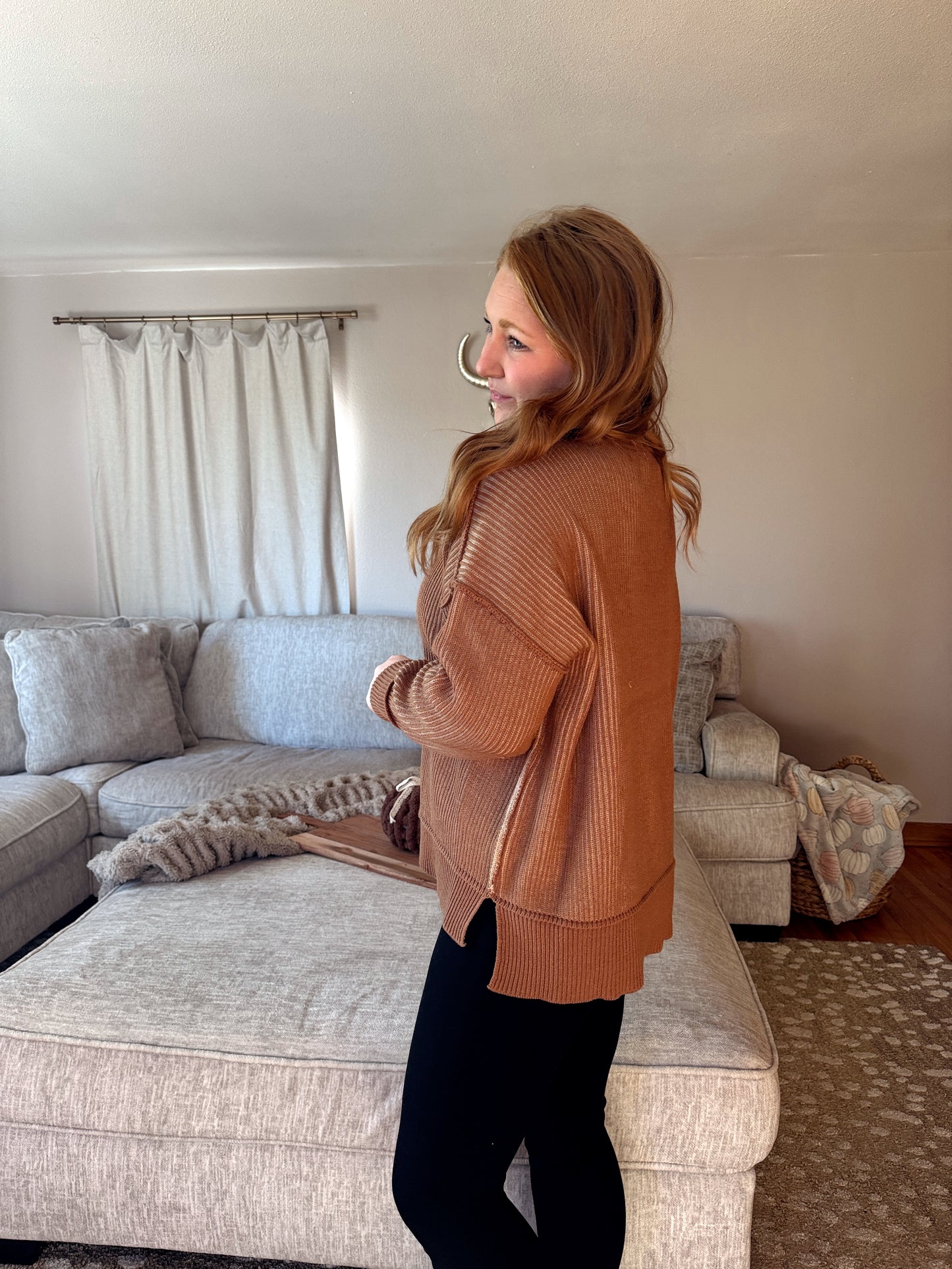 Oak Two Tone Sweater