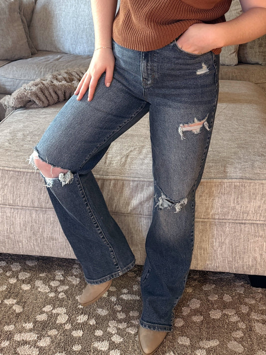 High Rise Dad Jeans