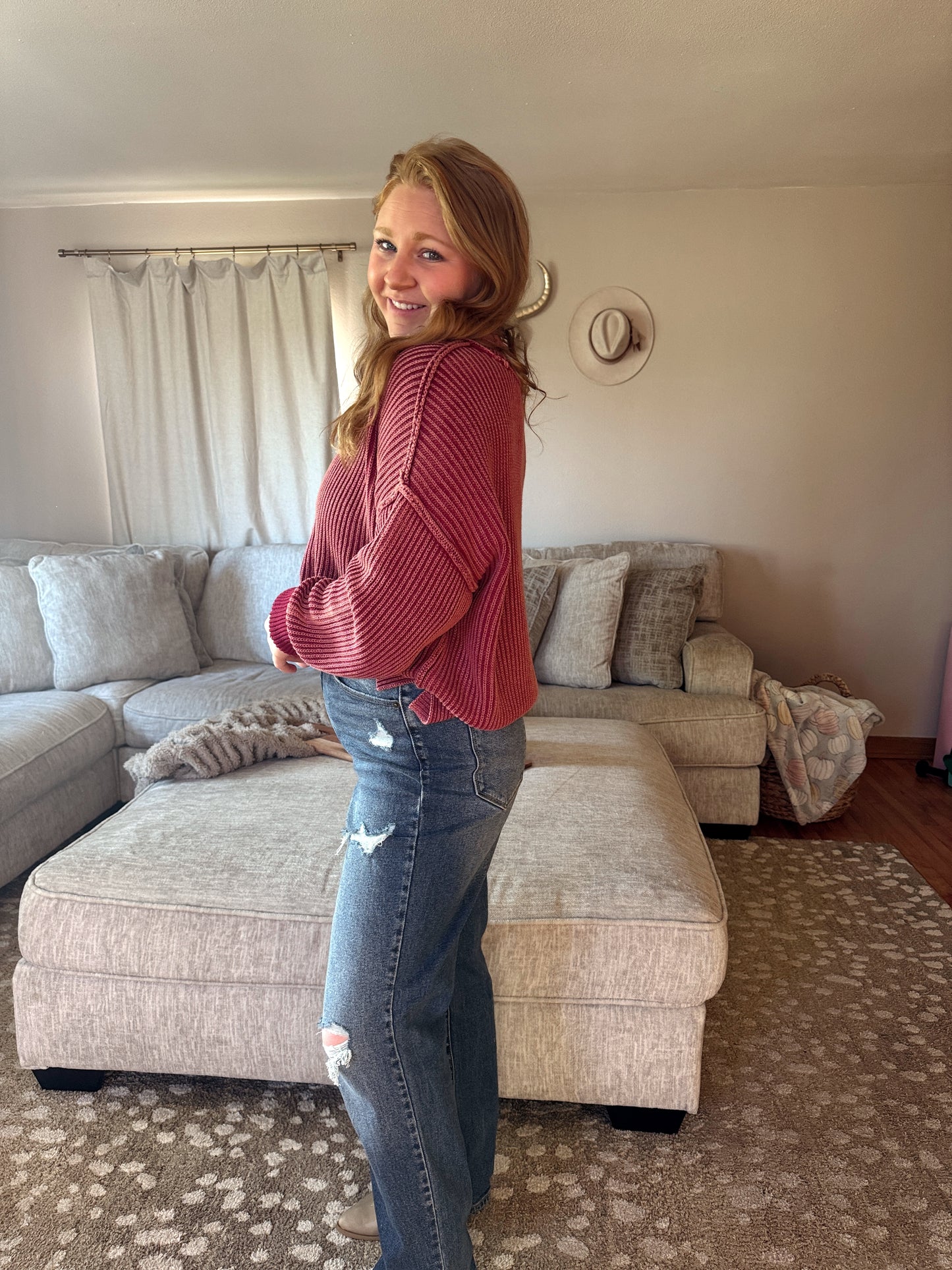 High Rise Dad Jeans