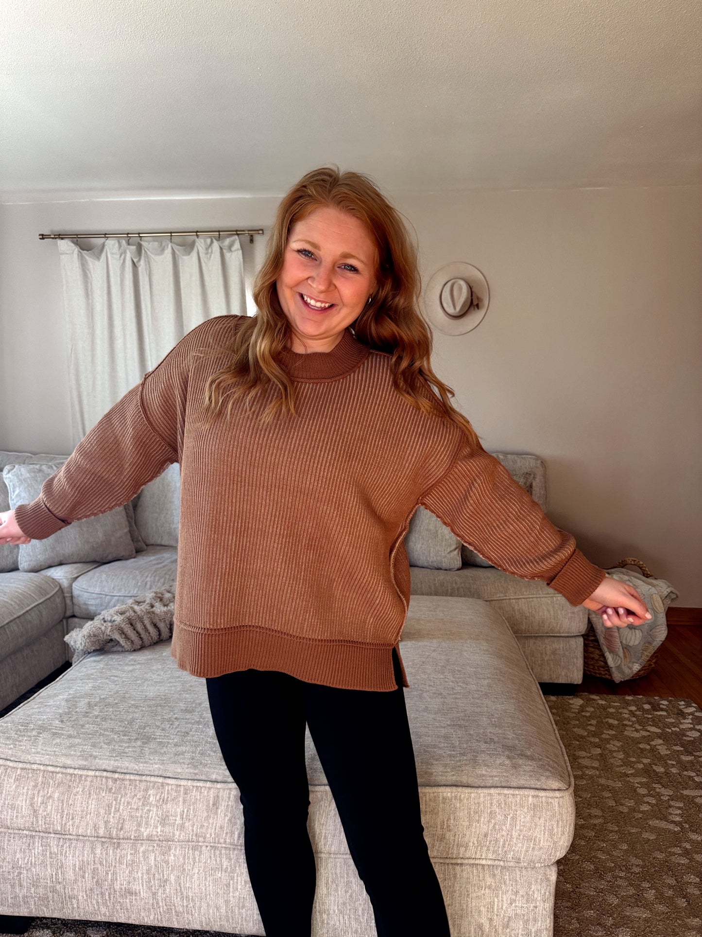Oak Two Tone Sweater