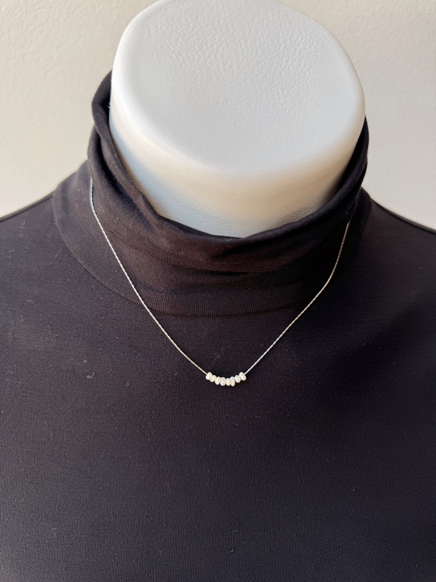 Nina Dainty Pearl Necklace