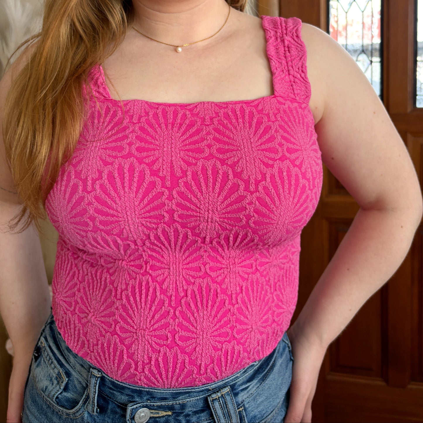 The Staple Tank - Fuchsia