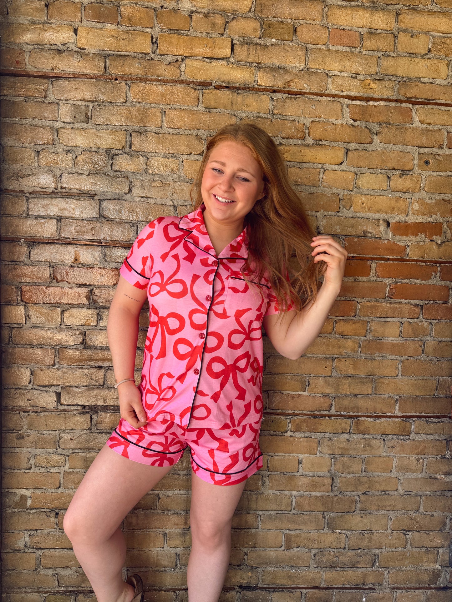 Bow Pajama Set