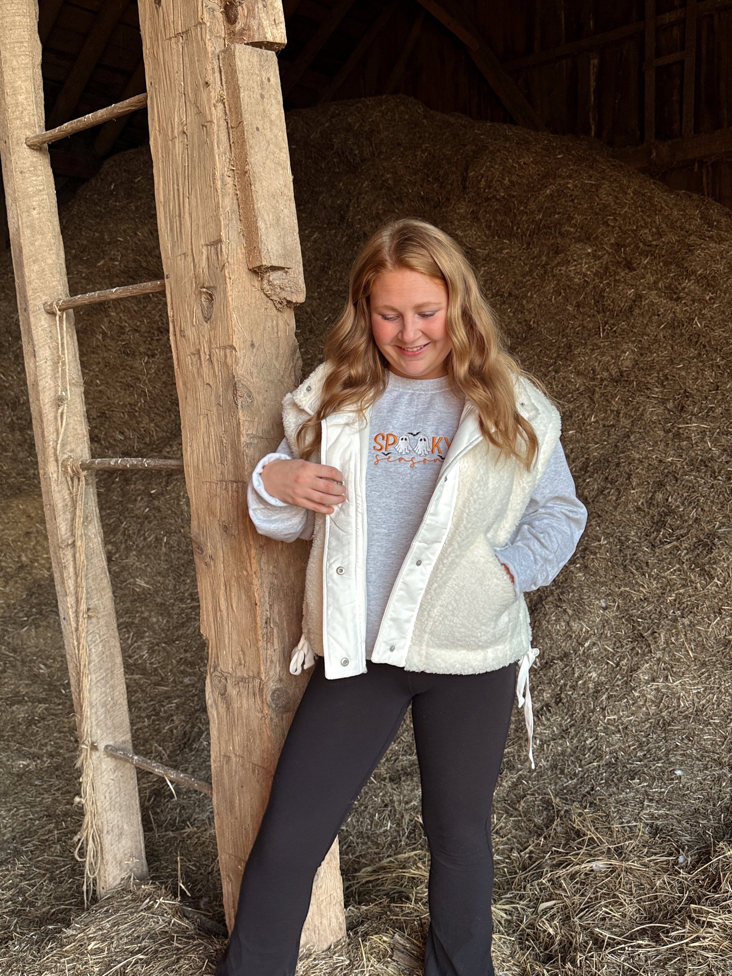 Sherpa Vest - White