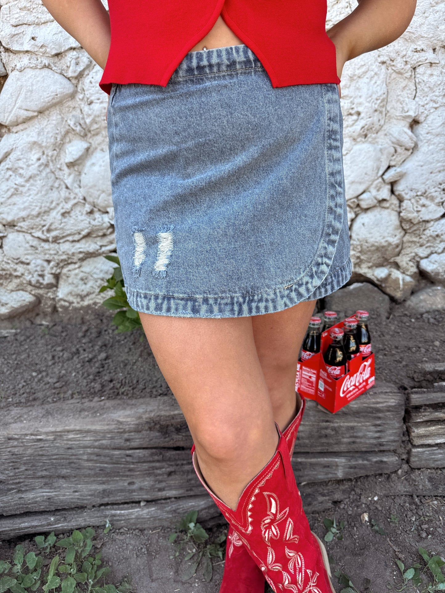American Girl Denim Skirt