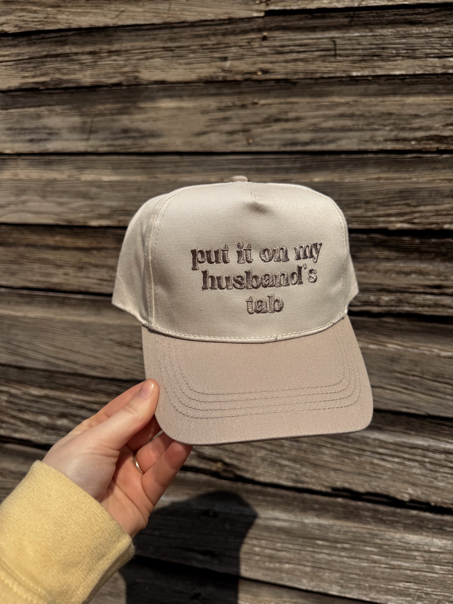 Husbands Tab Trucker Hat