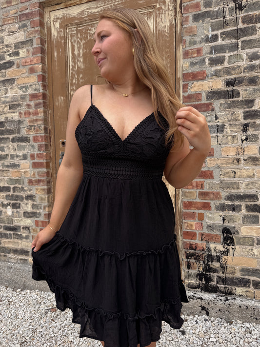Black Lace Dress