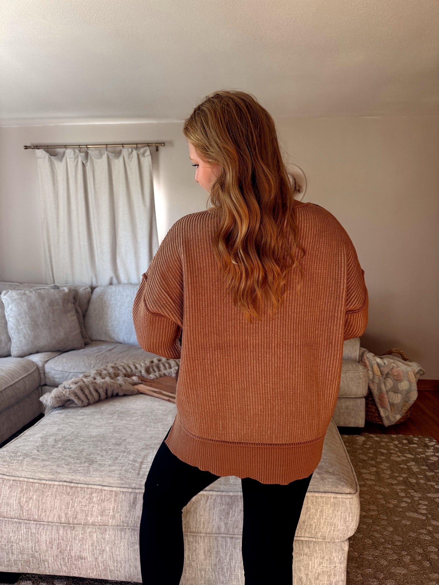 Oak Two Tone Sweater