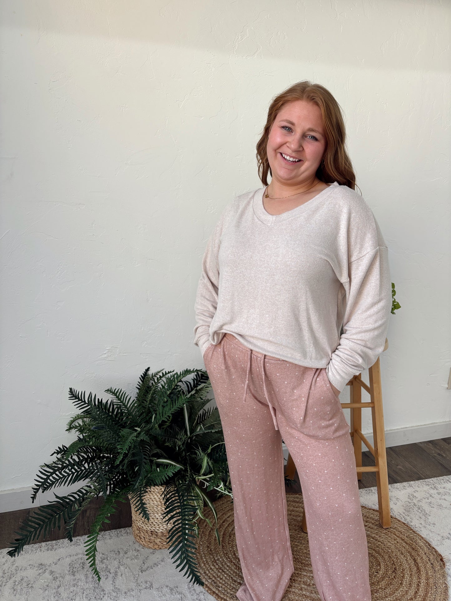 EssentialLounge Pants - Mauve