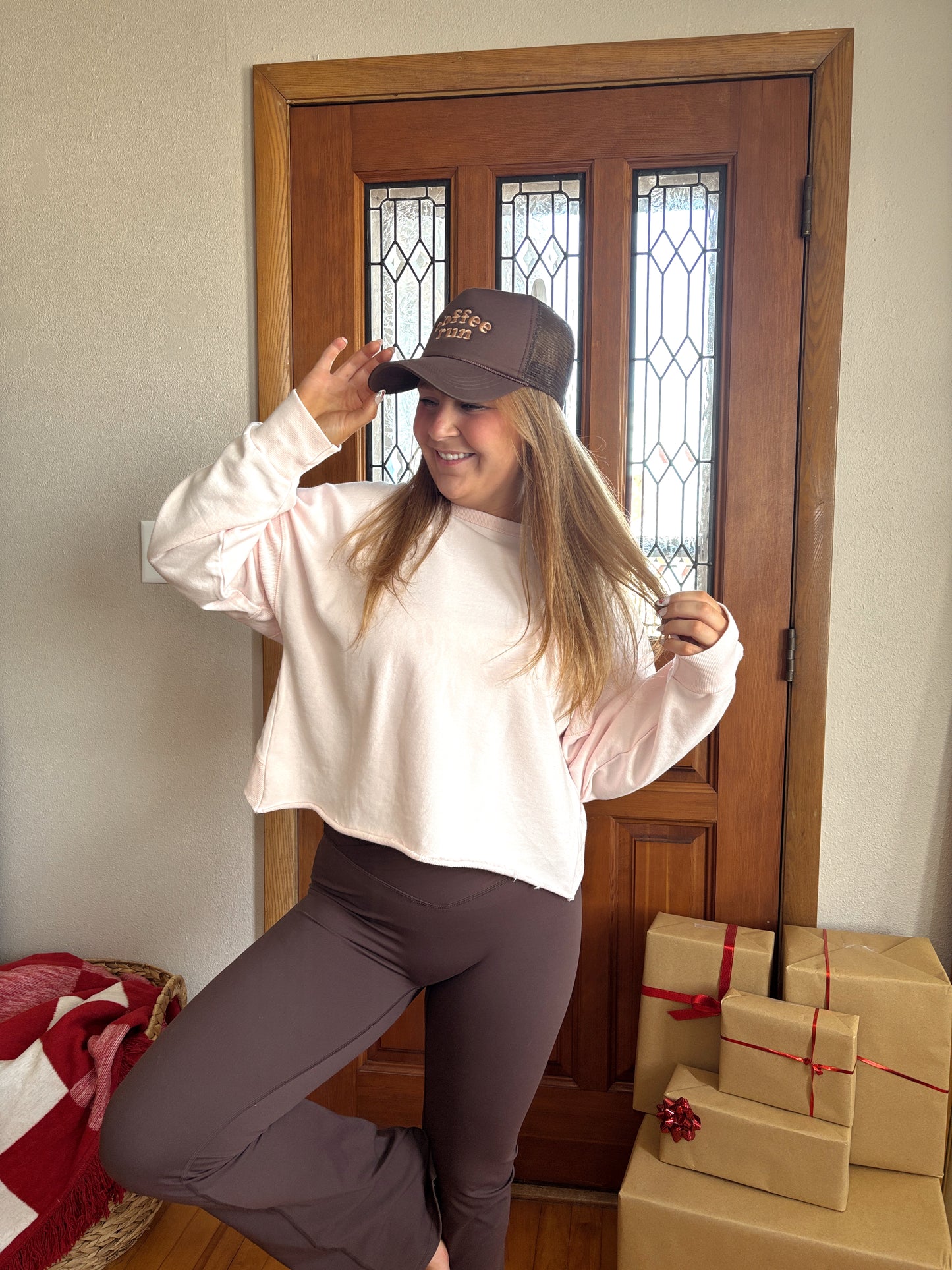 Flare Leggings - Brown