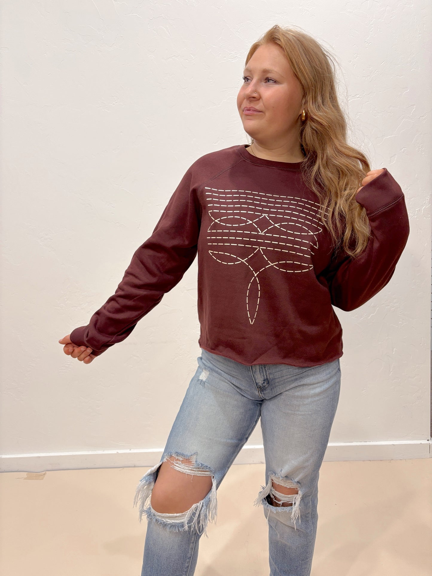 Boot Stitch Crewneck