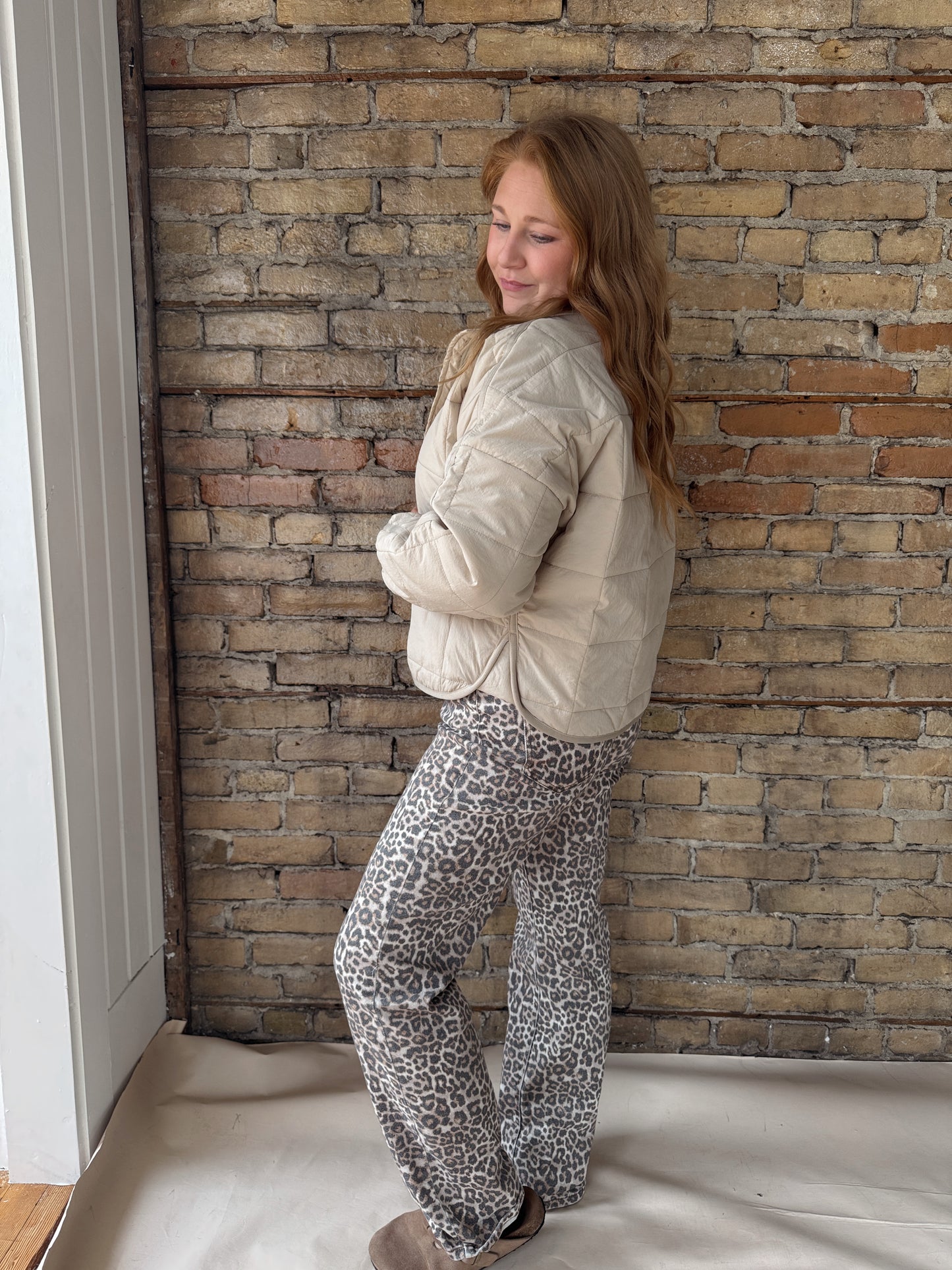 Quilted Zip Up Jacket