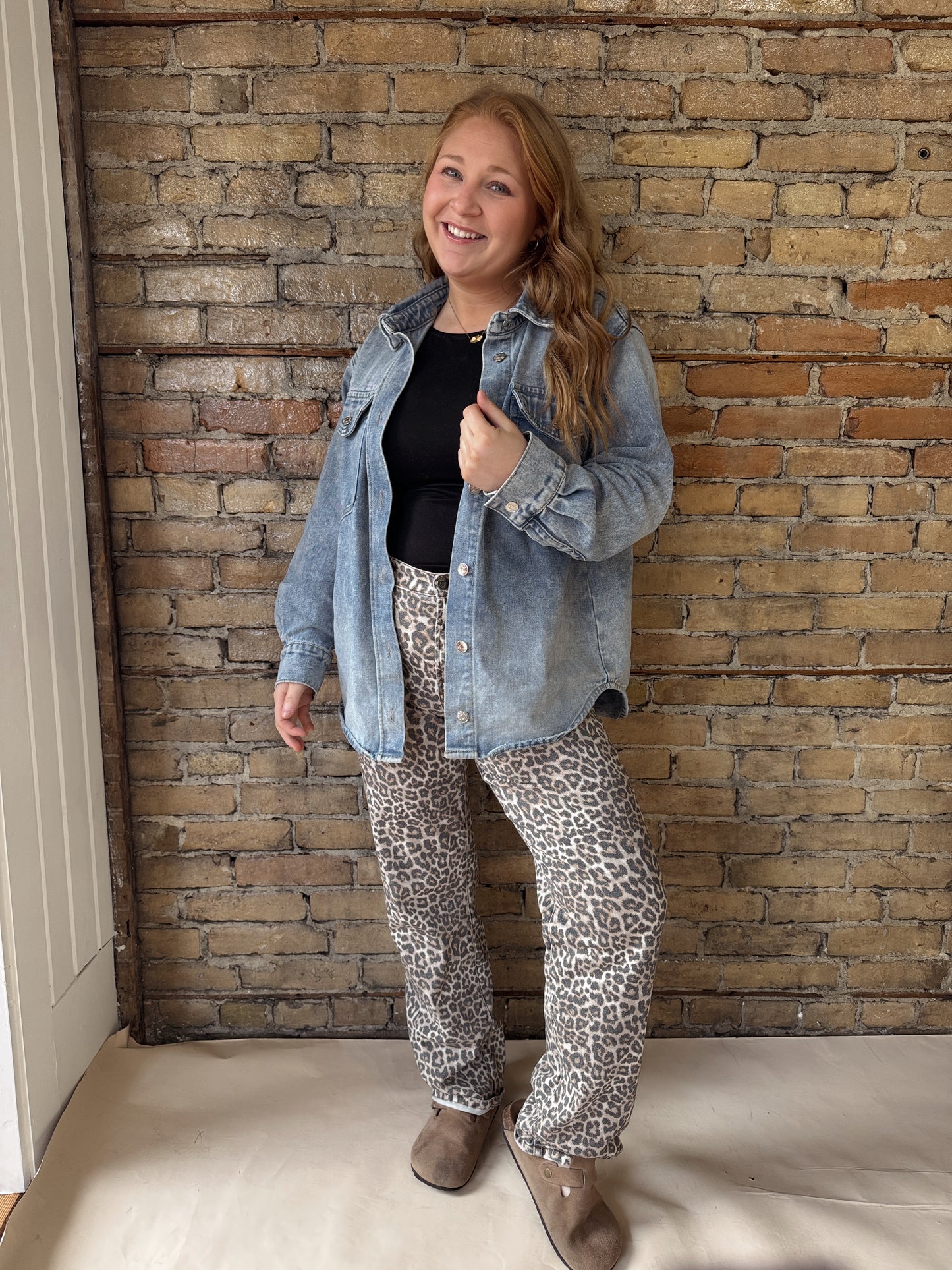 Denim Button up Jacket - RESTOCK