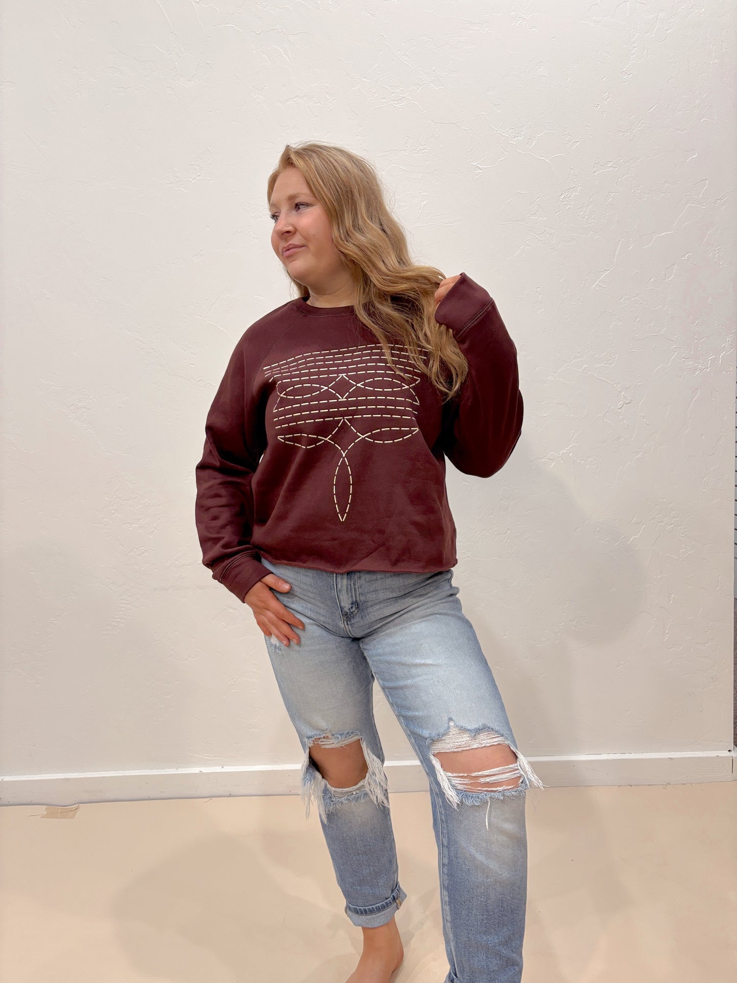Boot Stitch Crewneck