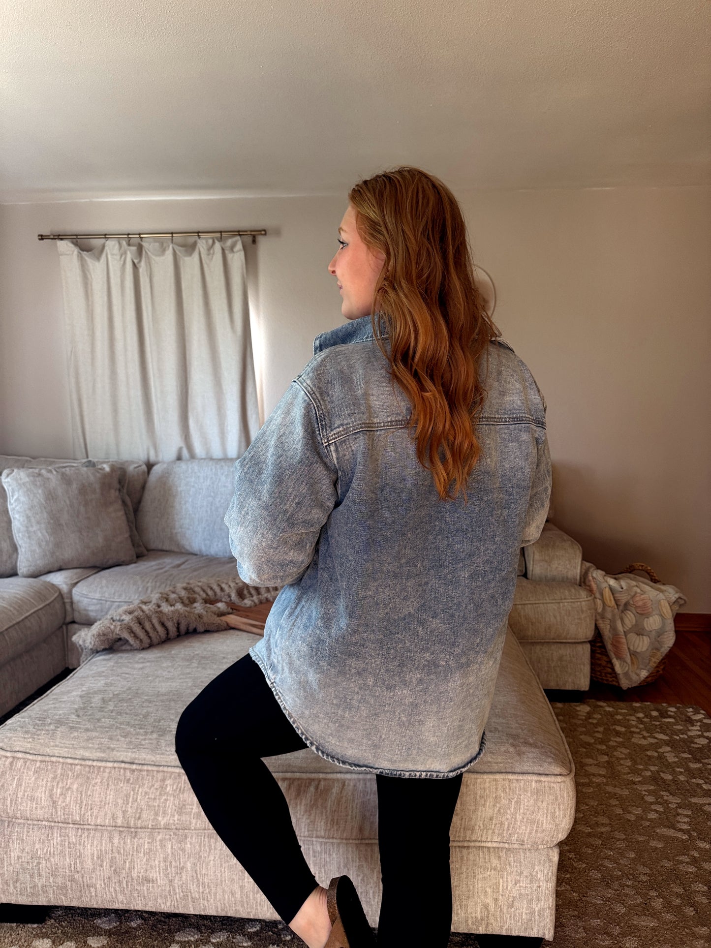 Denim Button up Jacket