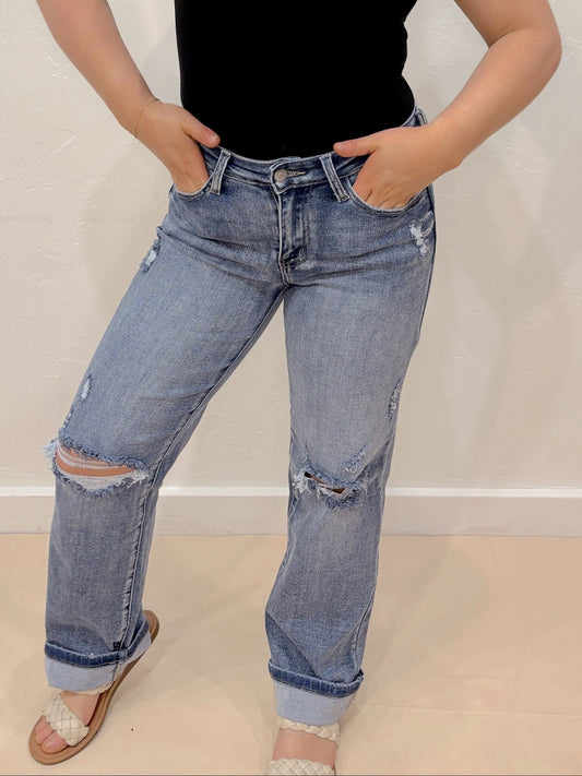 True Straight Jeans