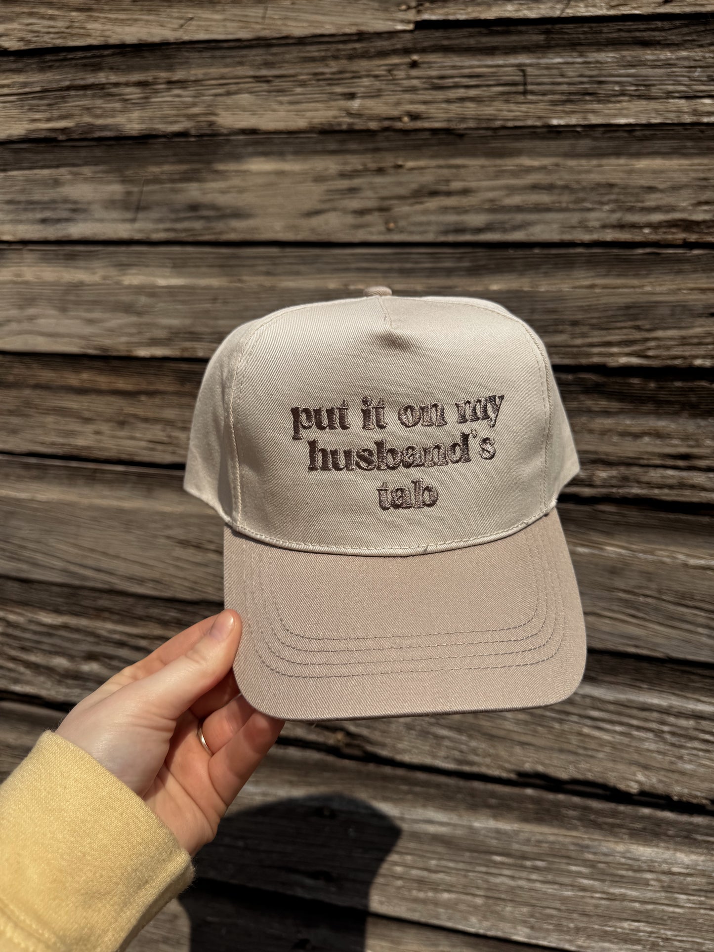 Husbands Tab Trucker Hat