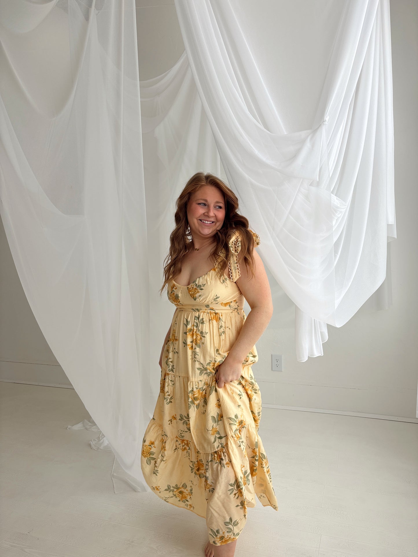 Sunshine On My Mind Midi Dress