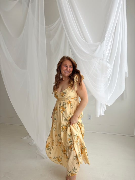 Sunshine On My Mind Midi Dress