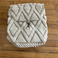 Cream Woven Backpack