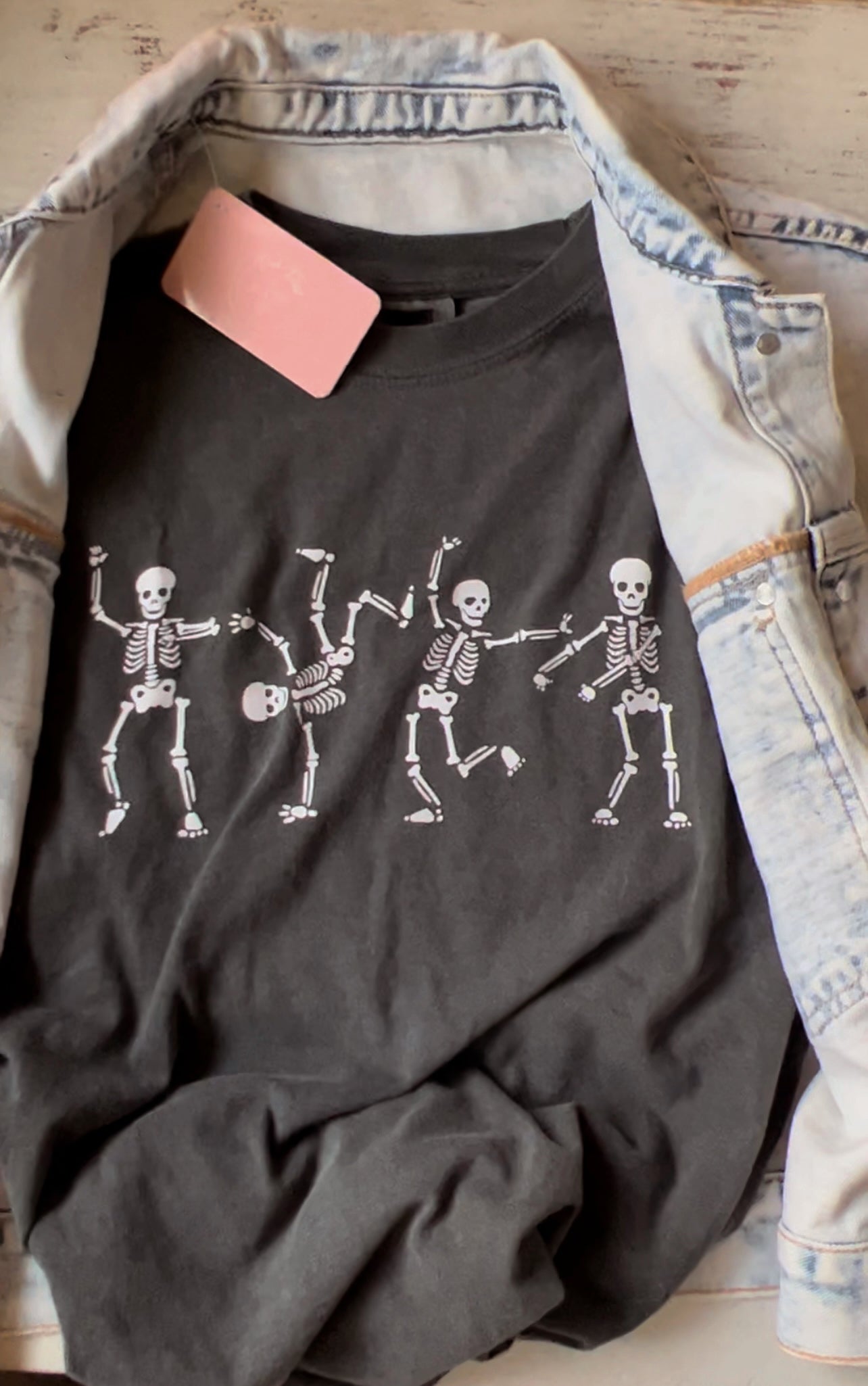 Dancing Skeleton Graphic Tee